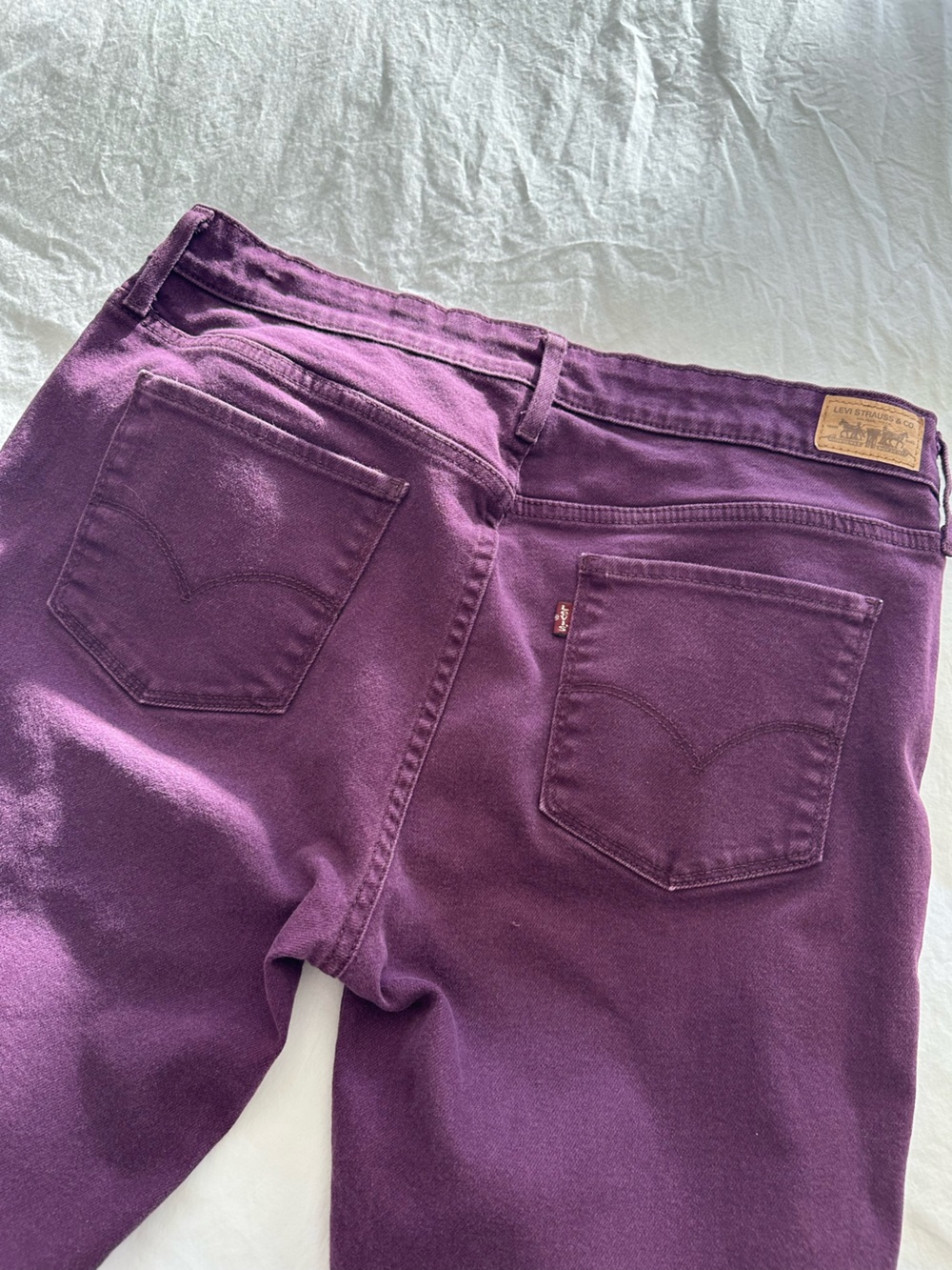 Levi's Women's Jeans/Leggings plum, size 14 - Picture 7 of 12
